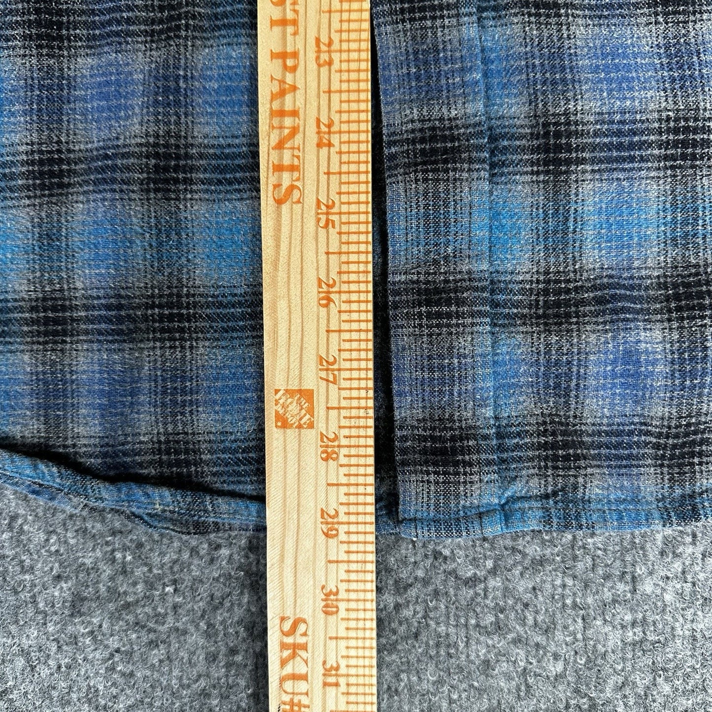 Pendleton Thomas Kay Shirt Mens Large Blue Plaid Button-Down Long Sleeve Casual