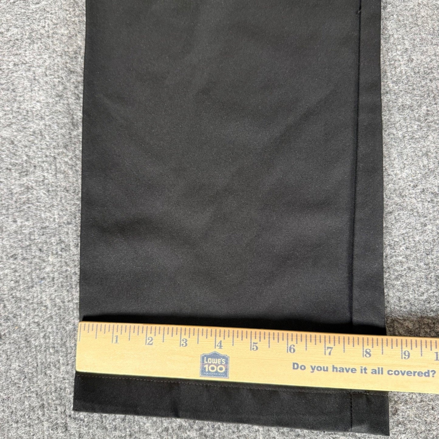 Haggar Cool 18 Pro Mens Black Dress Pants 34x31 Classic Fit Flat Front Trousers