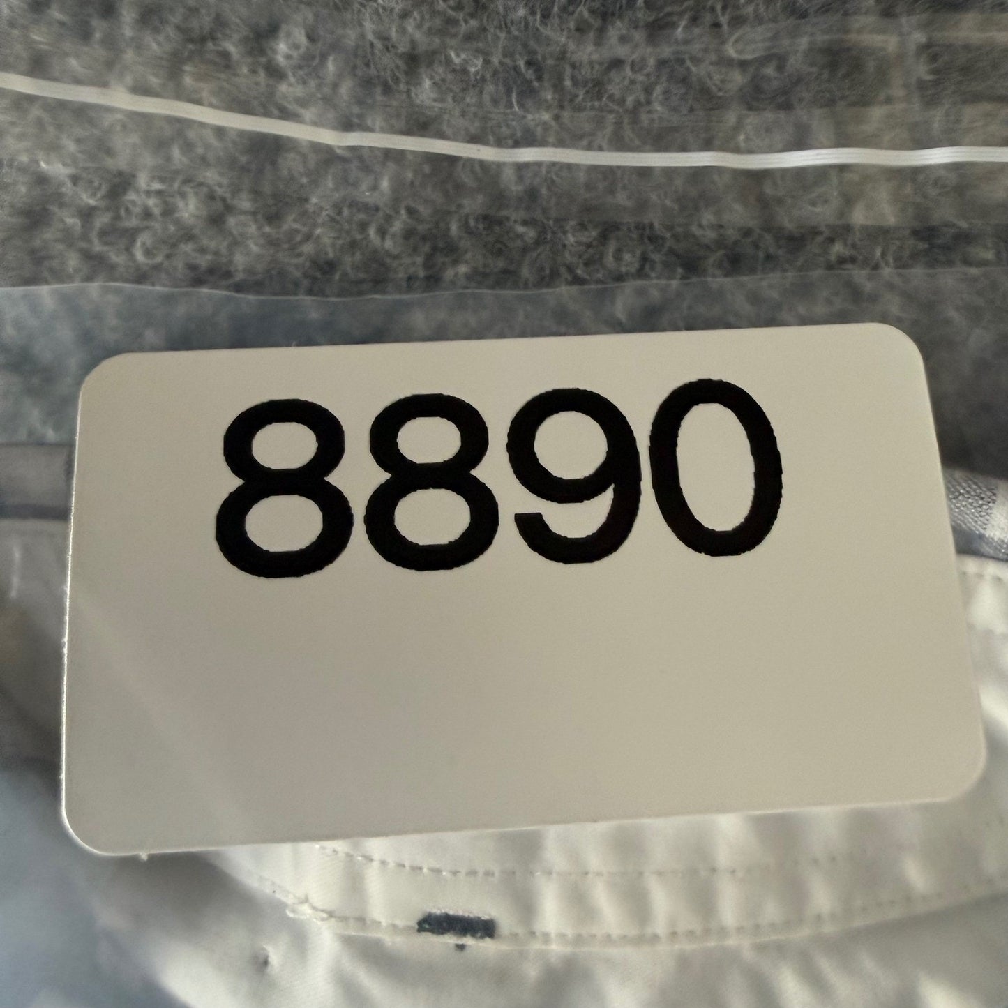 Rag & Bone Mens Slim Fit Gingham Button Up Shirt Small Blue Gray Casual Modern