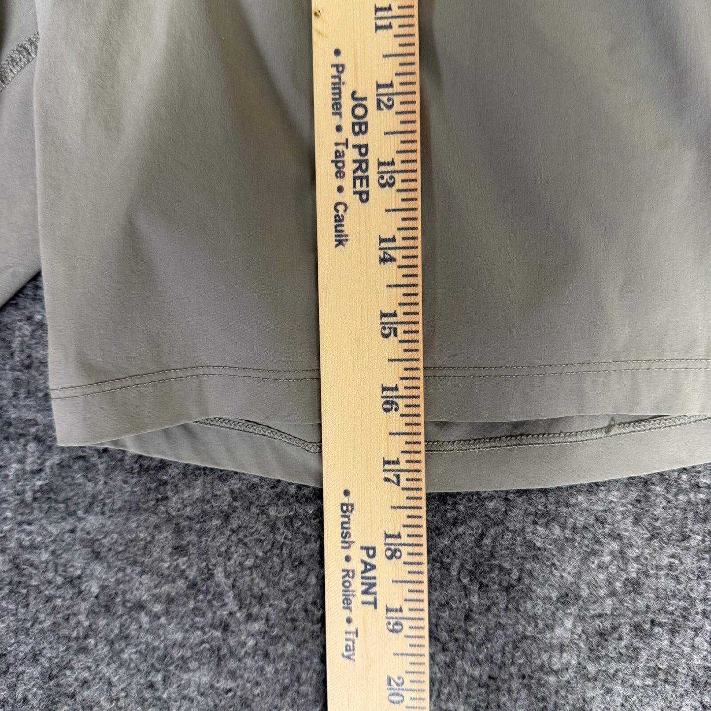 Bearbottom Hybrid Shorts Men's Large 31x7 Gray Elastic Waist Casual Stretch Gym