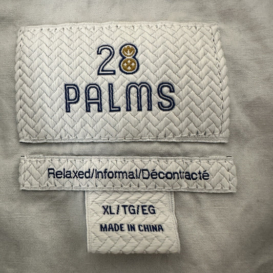 28 Palms Hawaiian Shirt Mens XL Multicolor Camp Button Up Short Sleeve Relaxed