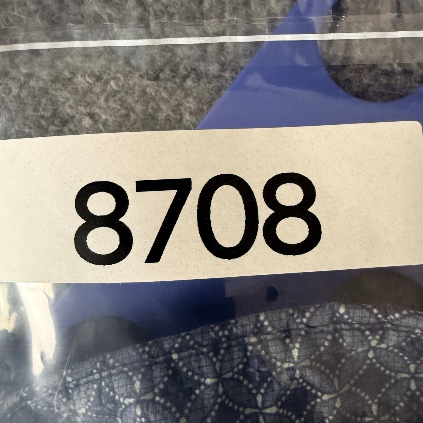 Tori Richard Mens L Blue Geometric Short Sleeve Button Up Shirt Hawaiian Resort