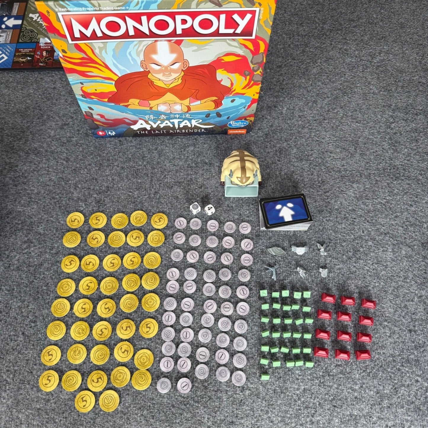 Hasbro Monopoly Avatar The Last Airbender Board Game Nickelodeon Family Strategy