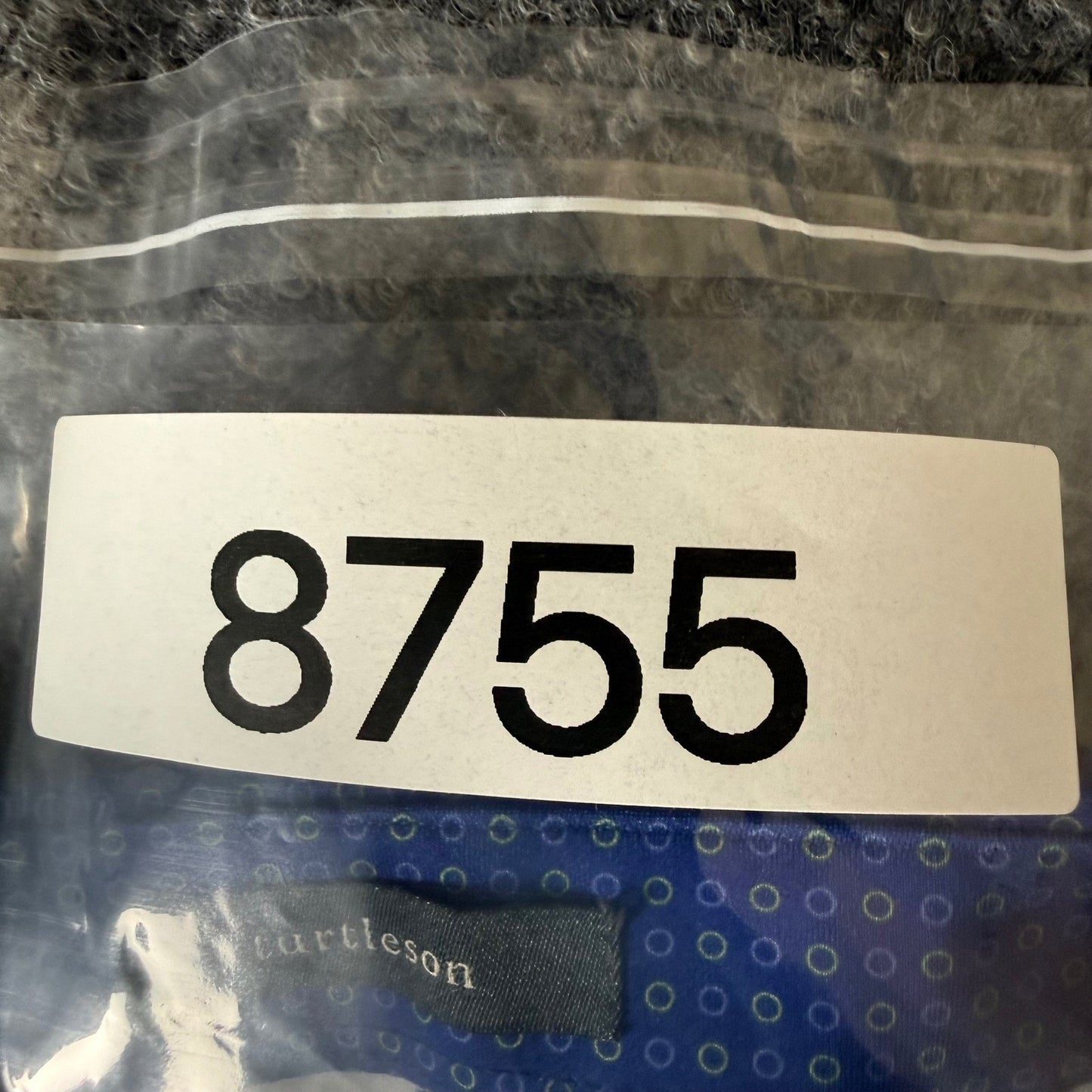 Turtleson Golf Polo Shirt Mens Large Blue Geometric Performance Short Sleeve