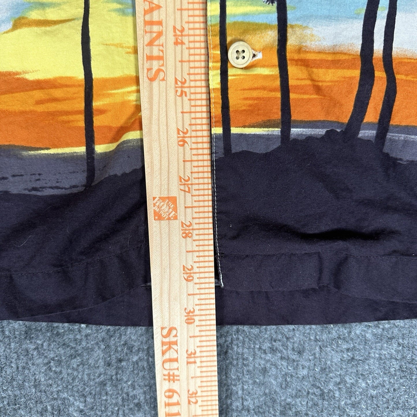 28 Palms Hawaiian Shirt Mens XL Multicolor Camp Button Up Short Sleeve Relaxed