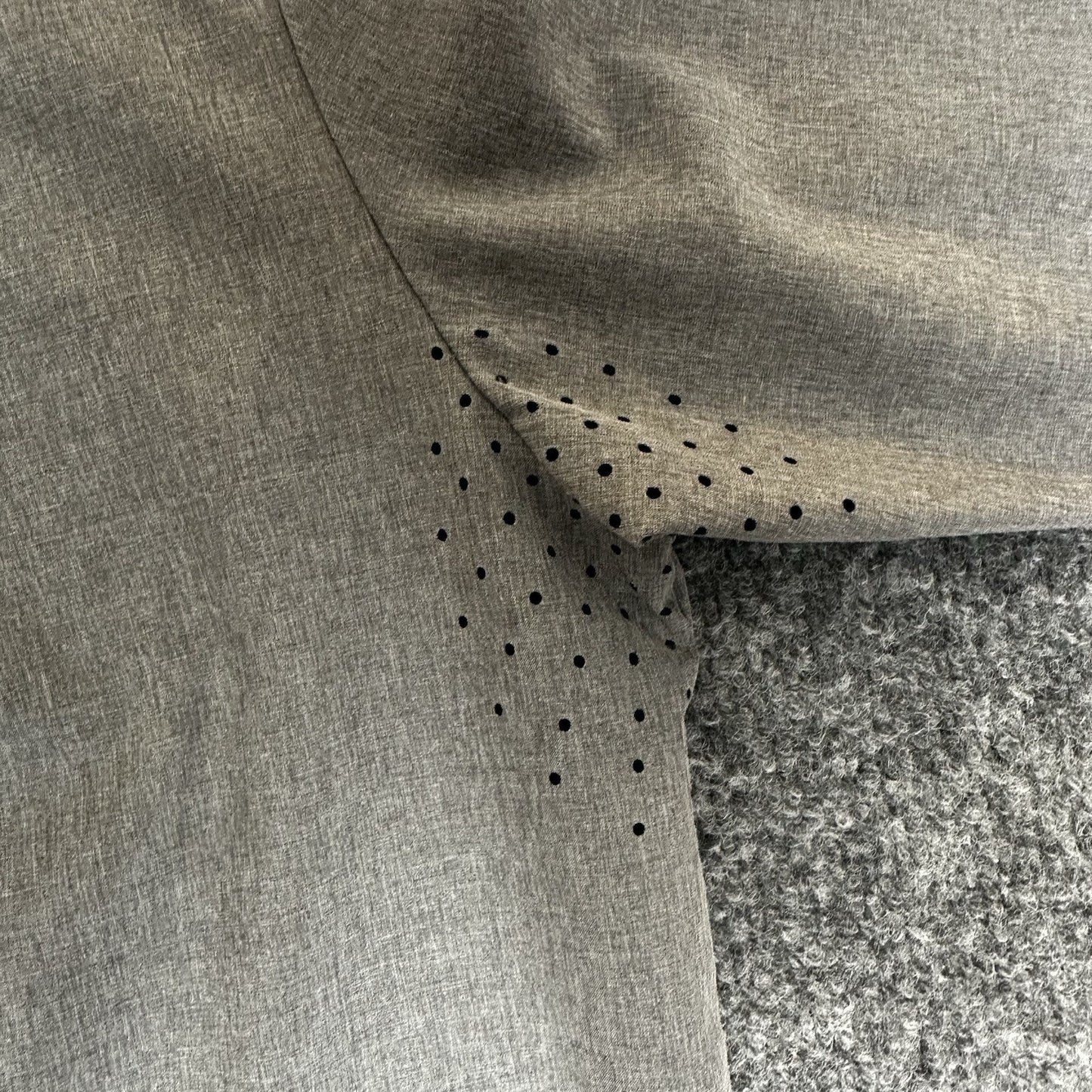 William Murray Shirt Men Small Grey Golf Long Sleeve Flip Cuff Button-Down Adult