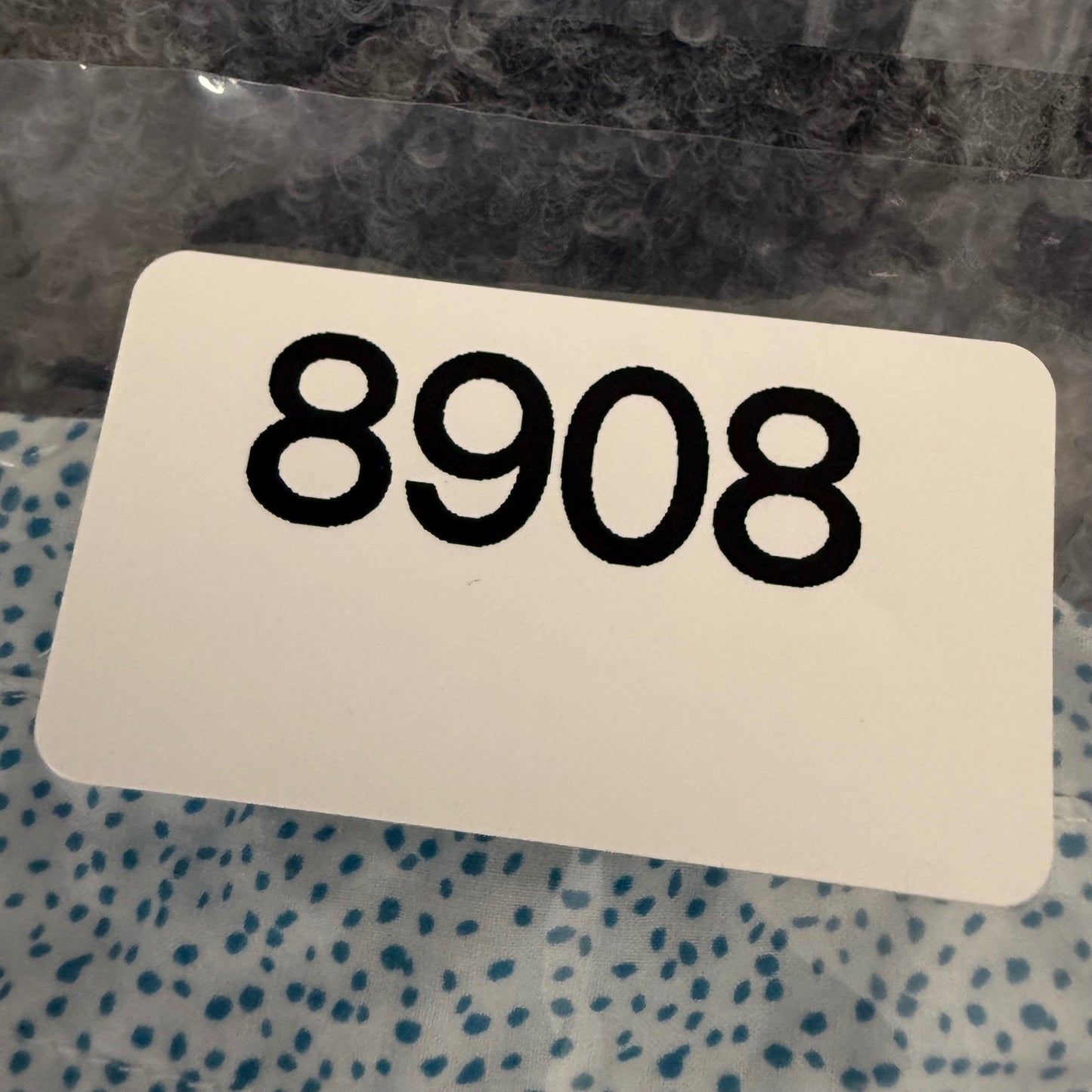 RVCA Mens Large Slim Fit Short Sleeve Button Up Shirt Blue Micro Dot Casual