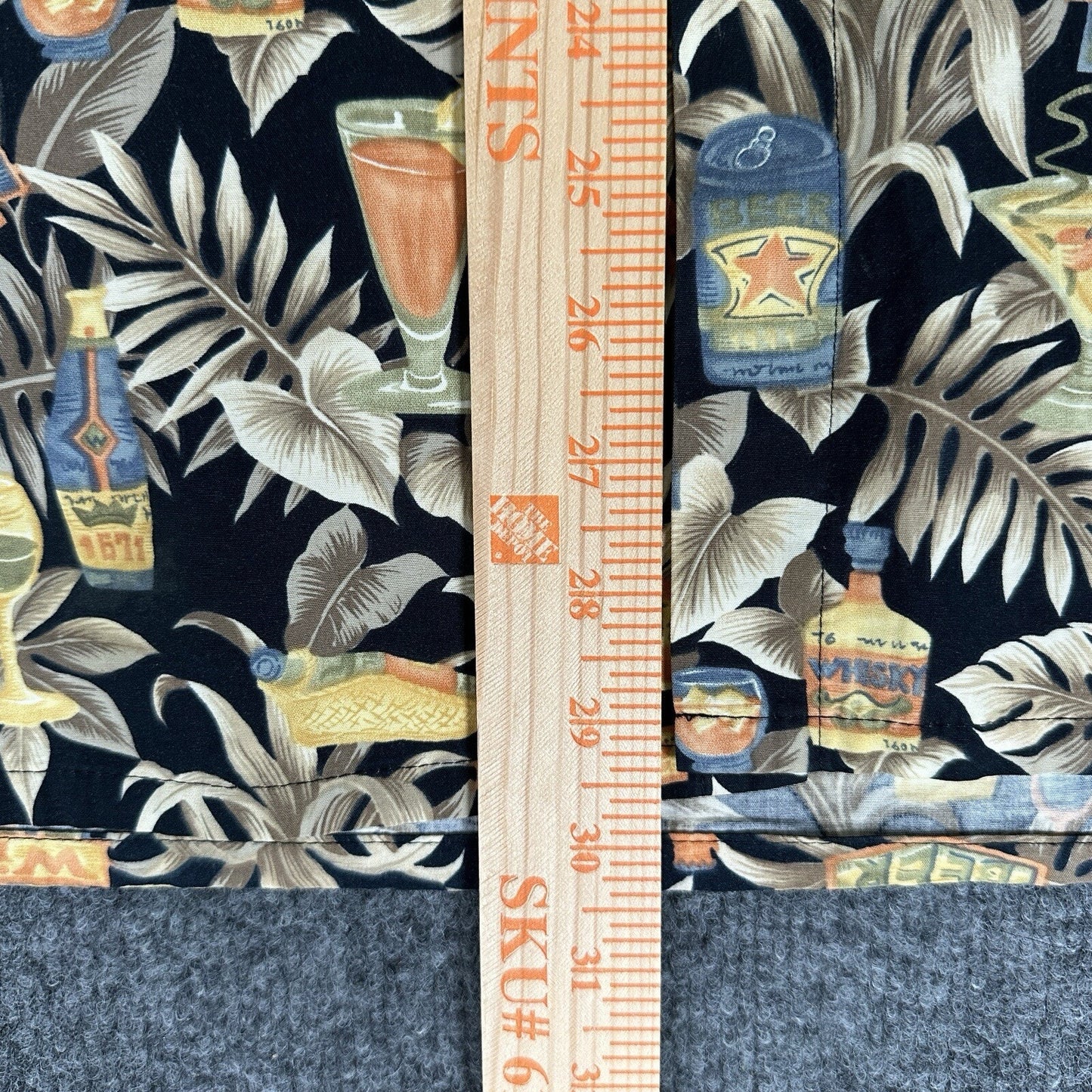 Pierre Cardin Hawaiian Shirt Mens M Floral Button Up Short Sleeve Cotton Adult