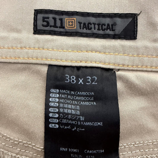 5.11 Tactical Stonecutter Pant Mens Tan Cargo 38x32 Work Utility Outdoor Durable