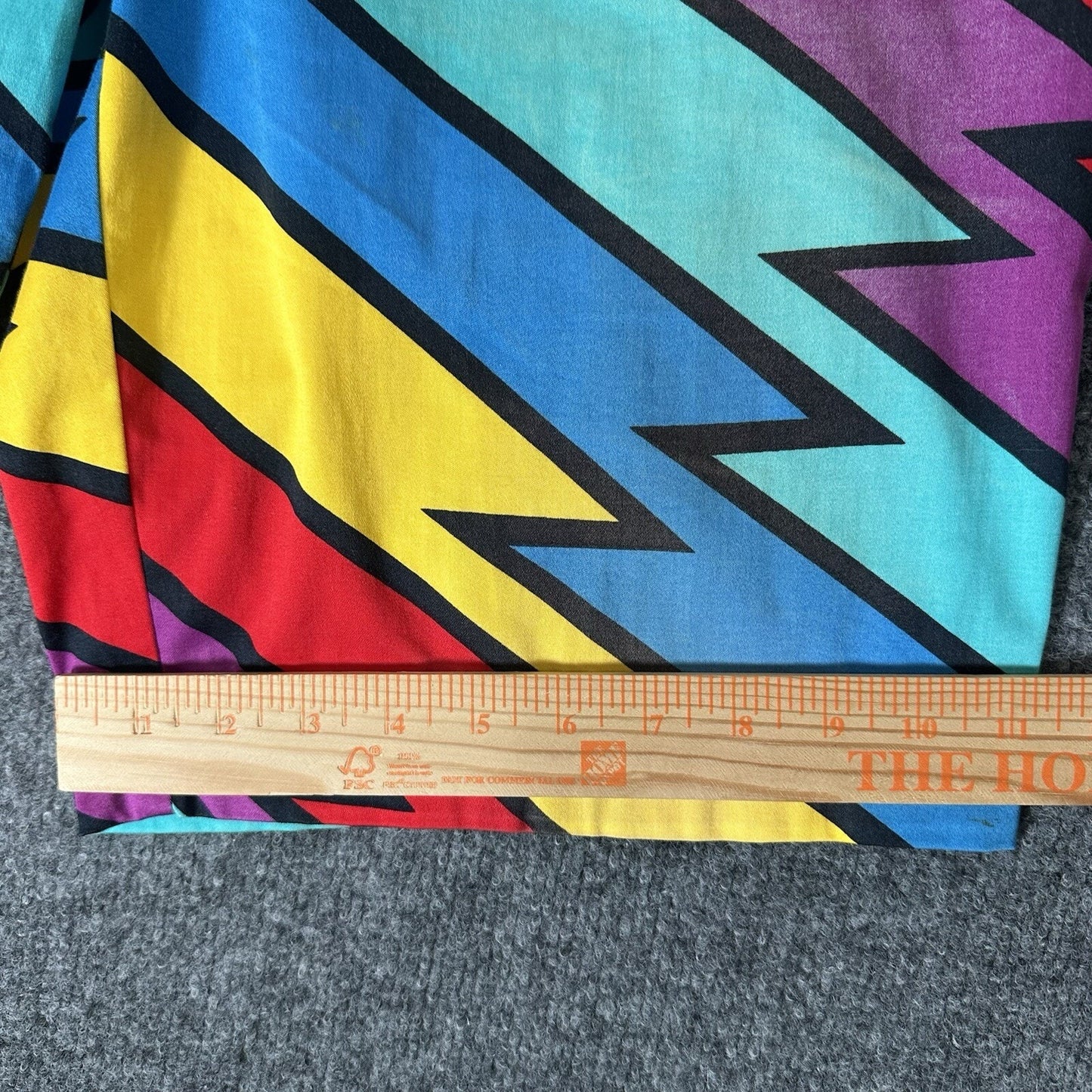 Loudmouth Shorts Mens 36 Colorful Golf Chino Geometric Mid Rise Casual 11" Adult