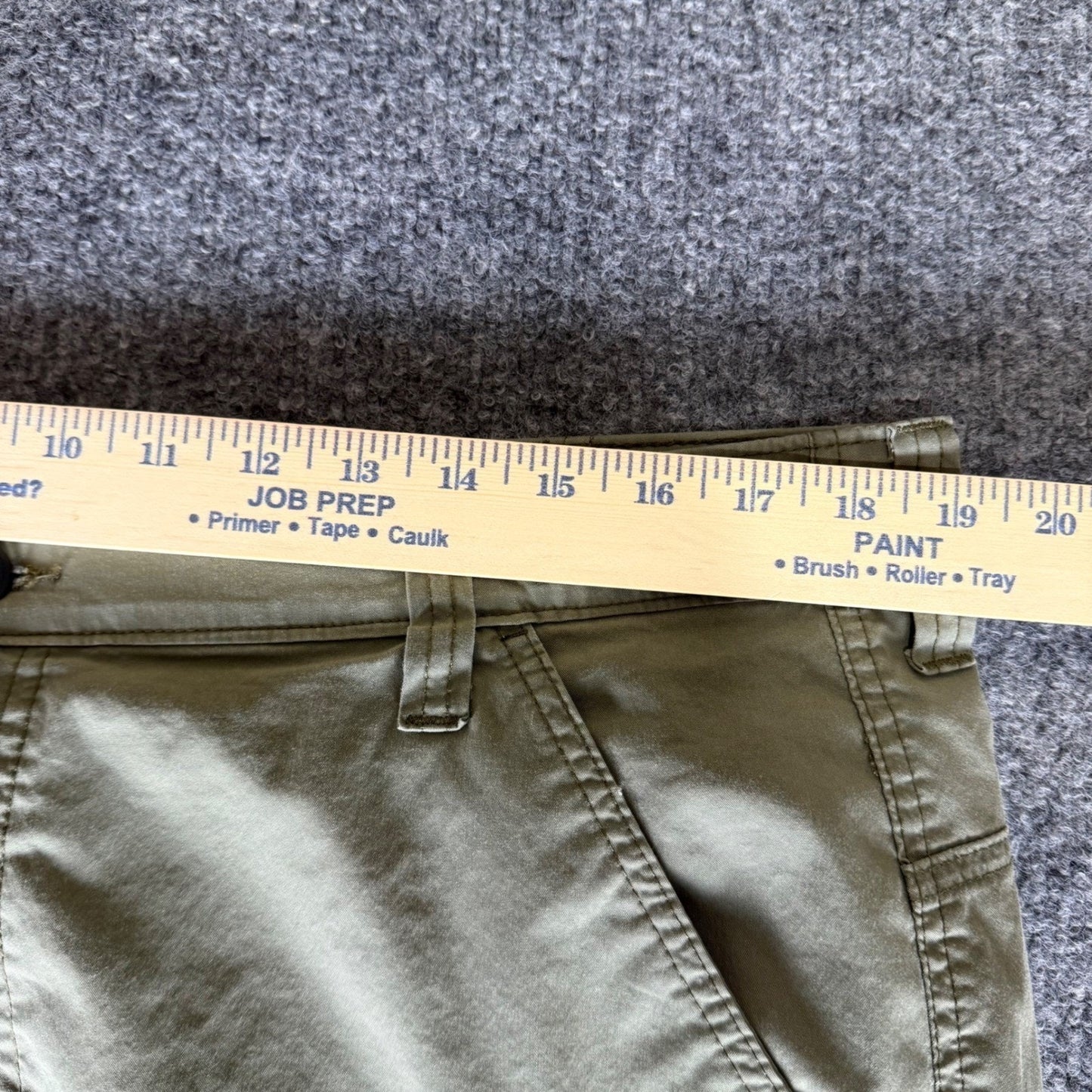 Wrangler ATG All Terrain Gear Mens Cargo Shorts 38 Green Casual Outdoor Hiking