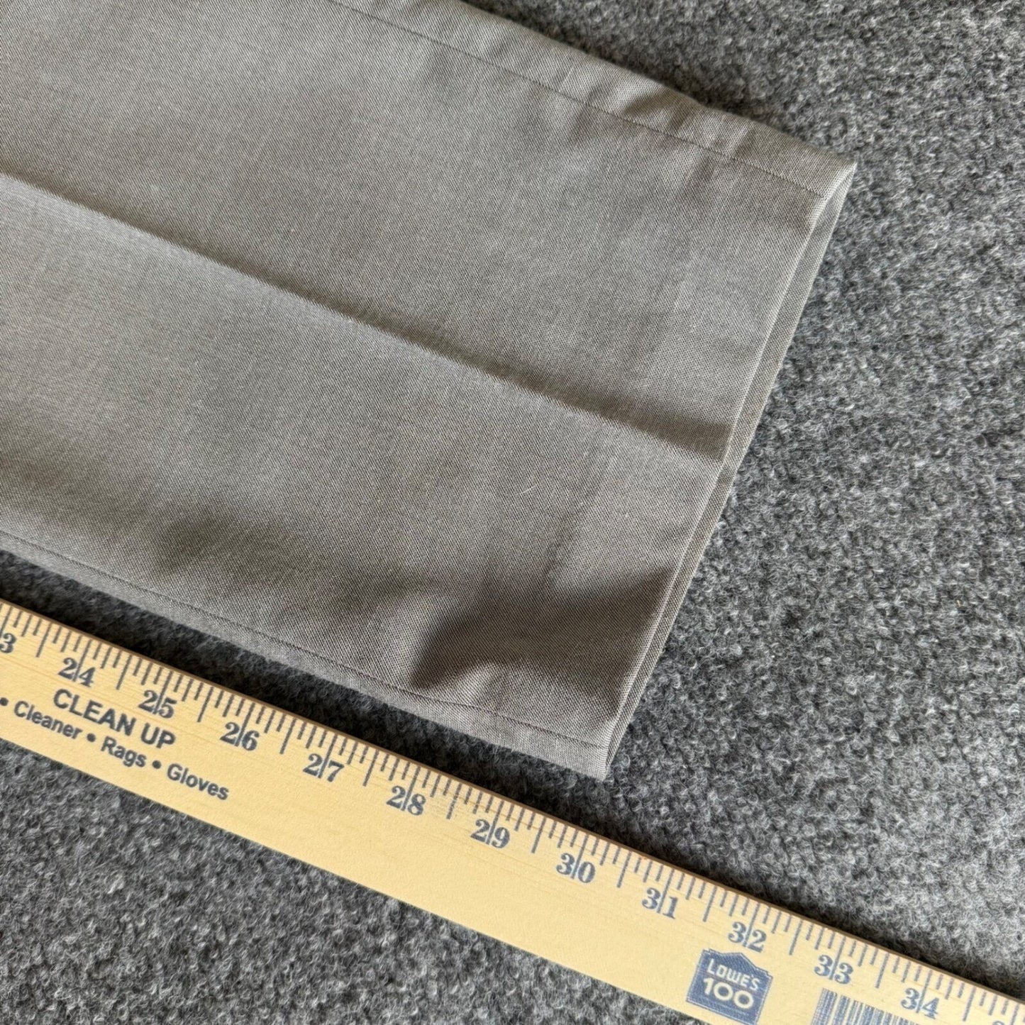 Calvin Klein Mens Dress Pants Gray Straight Leg Trousers 32x30 Office Classic