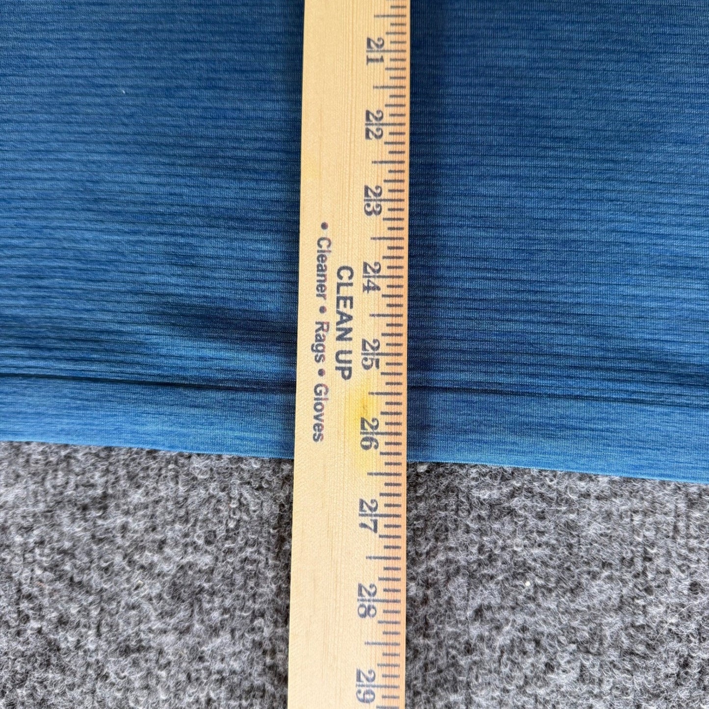 Lululemon Polo Shirt Mens Medium Blue Short Sleeve Athletic Performance Stretch