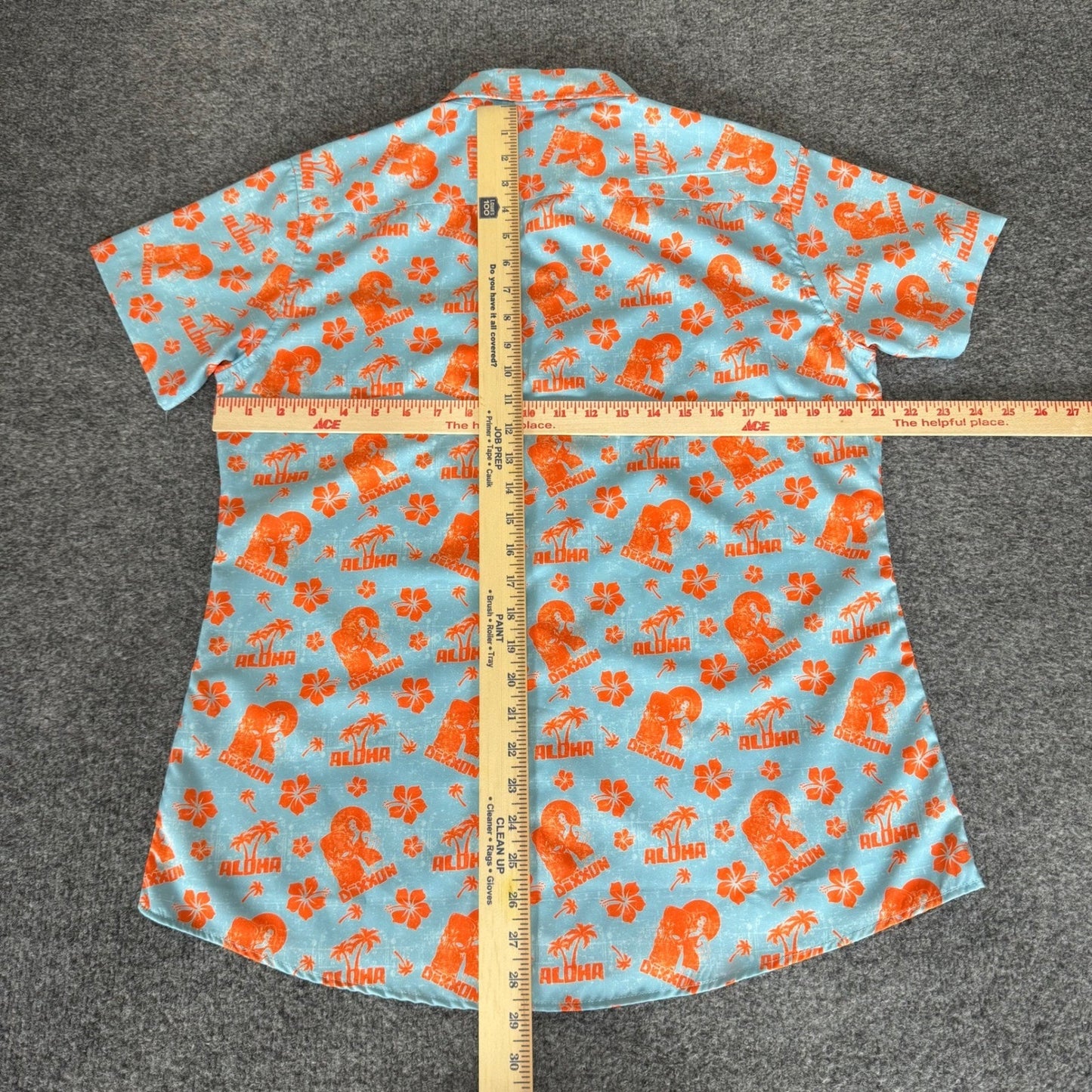 Dixxon Flannel Tai Mai Hawaiian Shirt Womens Large Short Sleeve Aloha Button Up