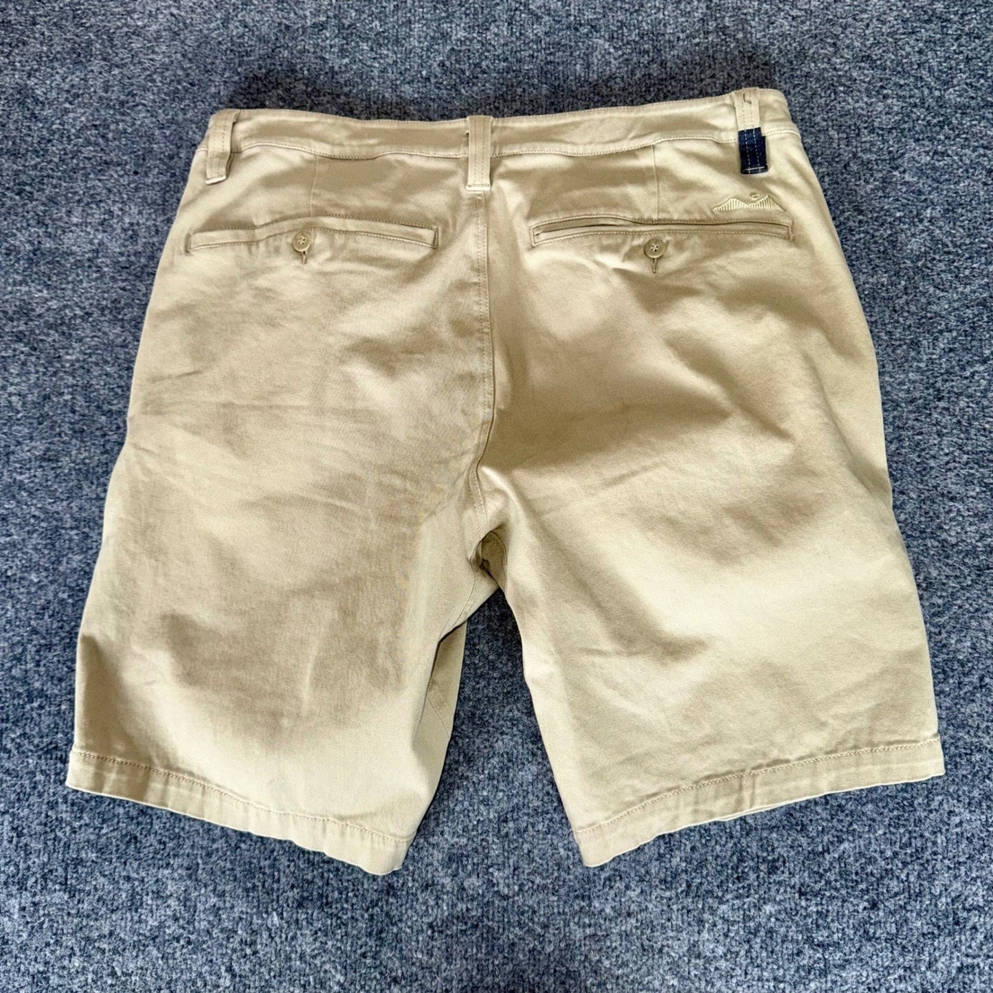 Kavu Shorts Mens 34 (Fits 36) Beige Chino Casual Cotton Outdoor Hiking Travel