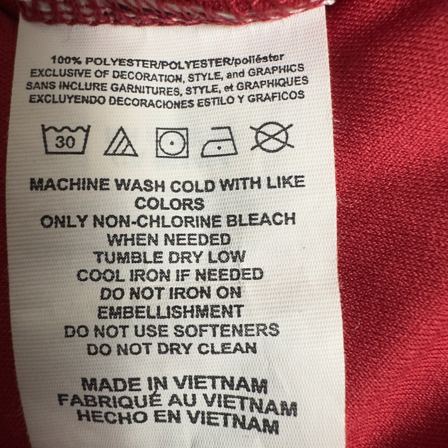 Atlanta Falcons Polo Shirt Mens 2XL Red Fanatics NFL Football Short Sleeve Adult