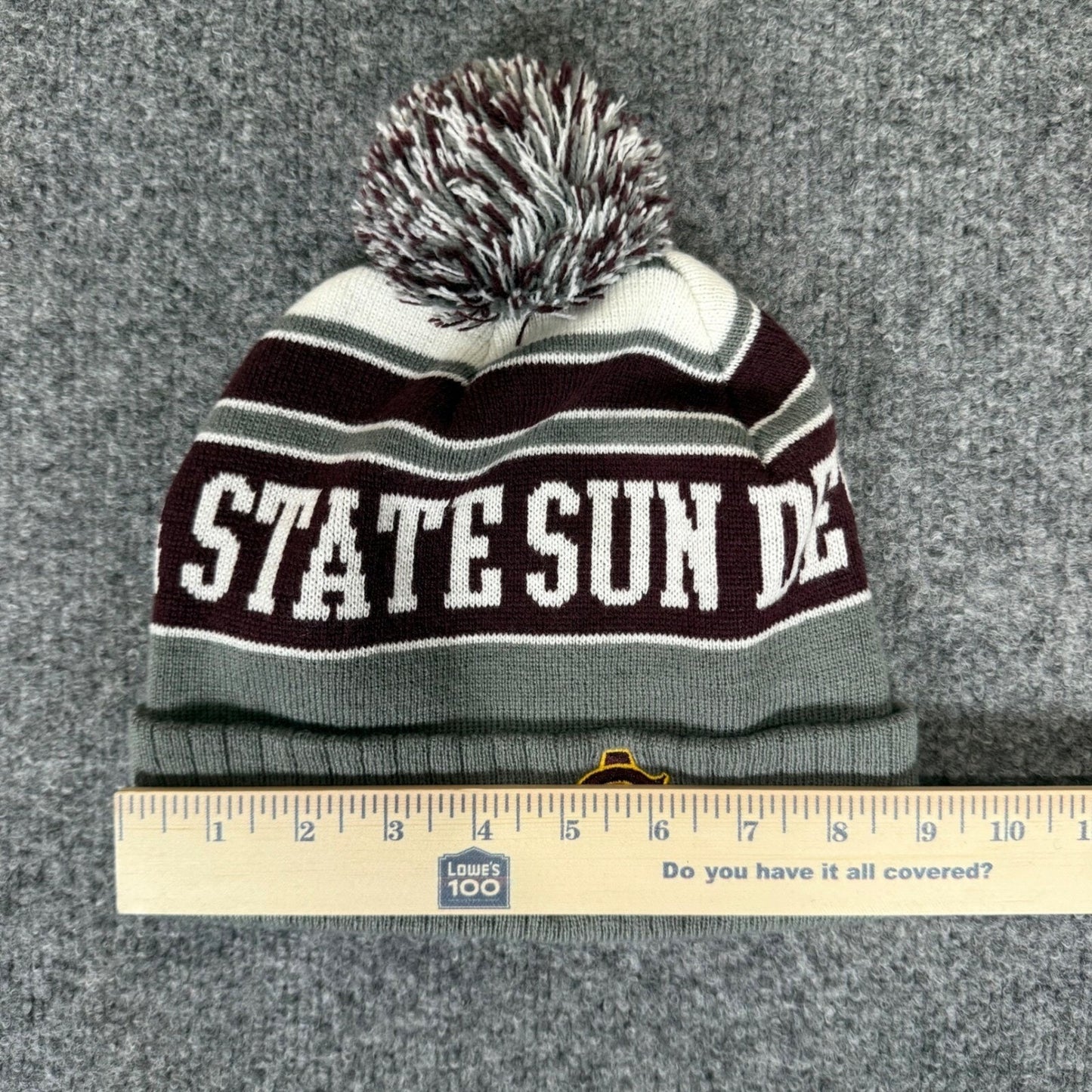 Arizona State Sun Devils Beanie Pom Knit Hat OSFA College Football