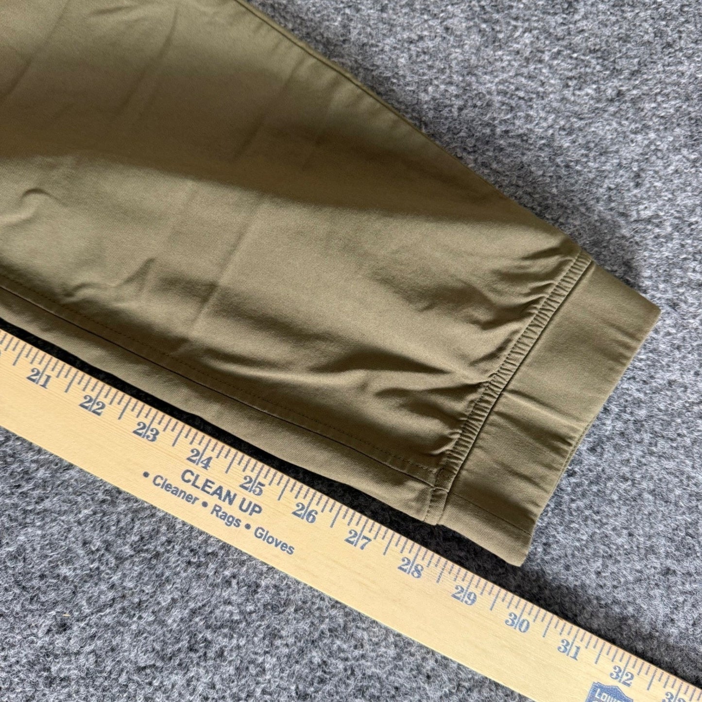 Kit and Ace Navigator Jogger Mens 34x30 Olive Green Pants Technical Stretch Gym