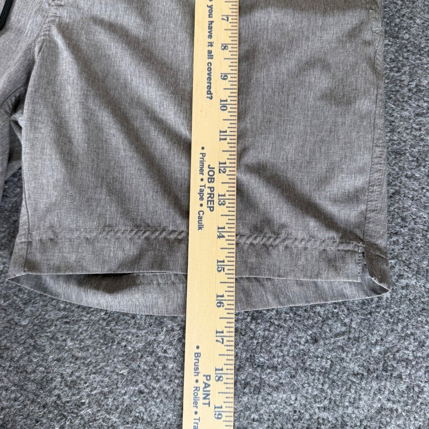 Thousand Miles Short Mens Medium Gray Travel Athletic Stretch Lightweight Casual