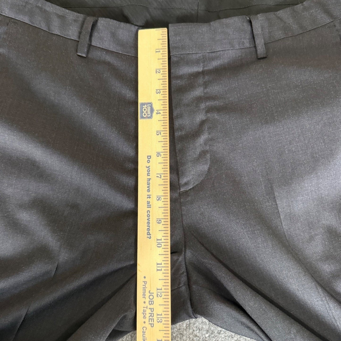Bonobos Dress Pants Mens 38x28 Gray Wool Blend Athletic Fit Office Comfort Golf
