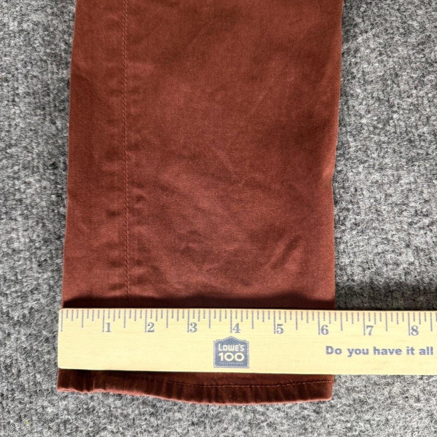 AG Adriano Goldschmied Dylan Slim Skinny Pants Mens 31x34 Clay Brick Red Casual