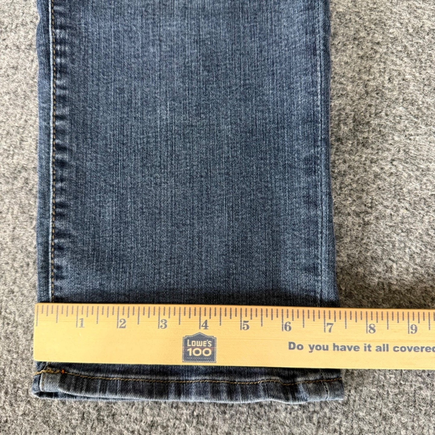 Lee Extreme Motion Straight Tapered 34x30 Jeans Dark Wash Stretch Denim Comfort