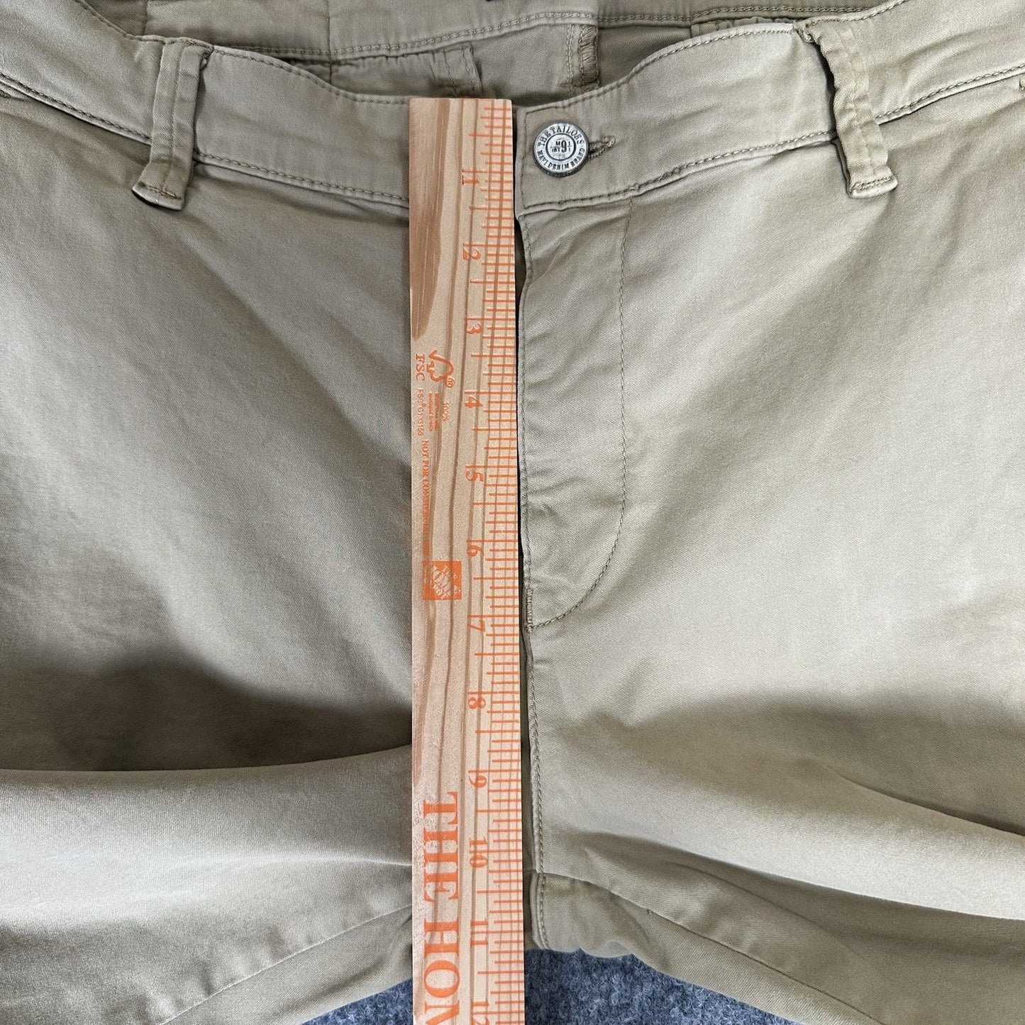 Mavi Jeans Edward Mens 34x30 Beige Relaxed Chino Straight Pants Mid Rise Adult