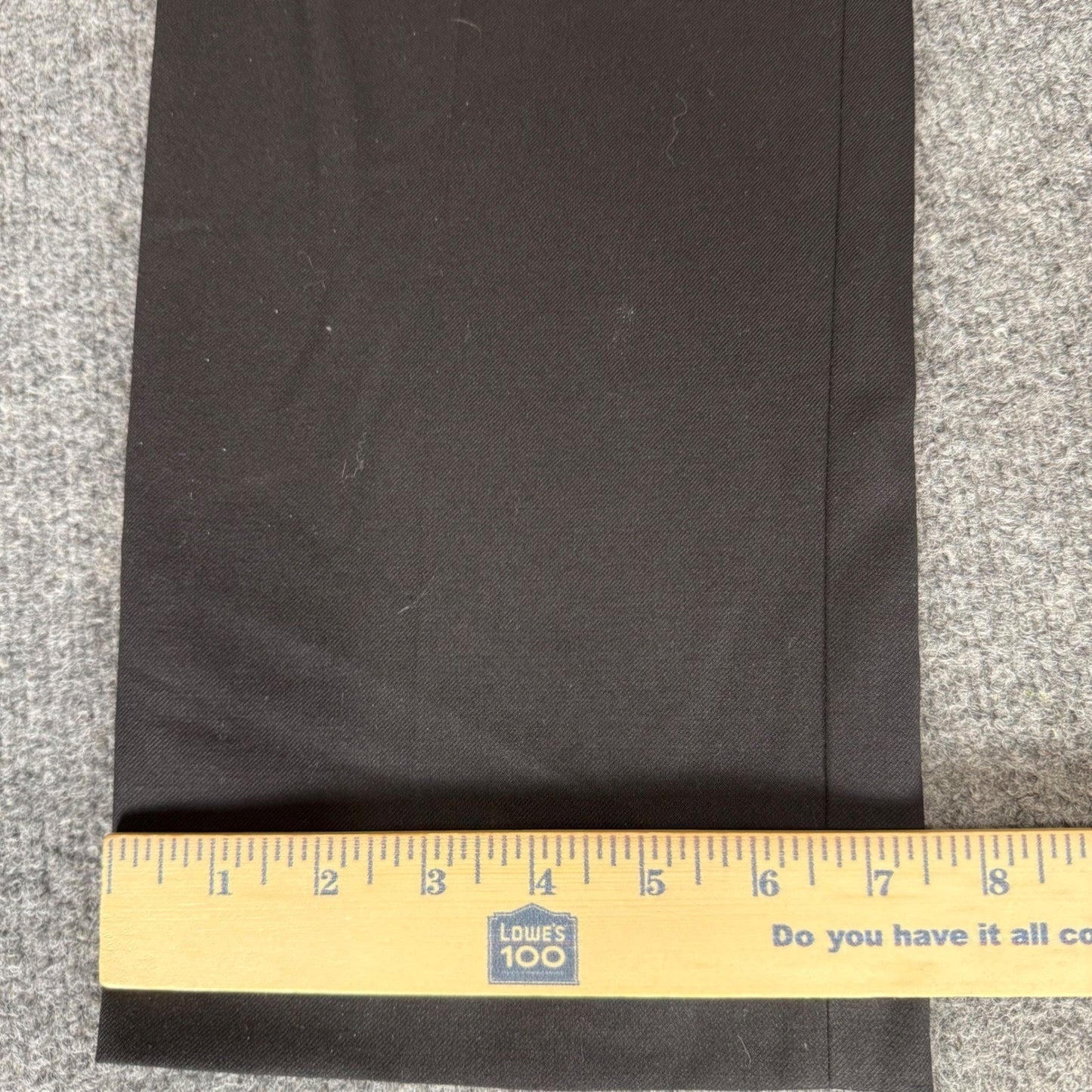 J.Crew Ludlow Slim Fit Dress Pants Mens 34x36 Black Wool Blend Trousers Business
