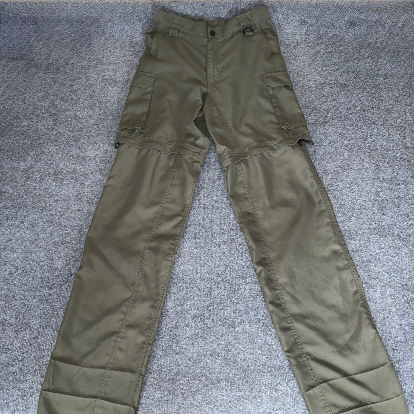 Boy Scouts of America Uniform Pant Men 30x36 Green Cargo Switchbacks Convertible