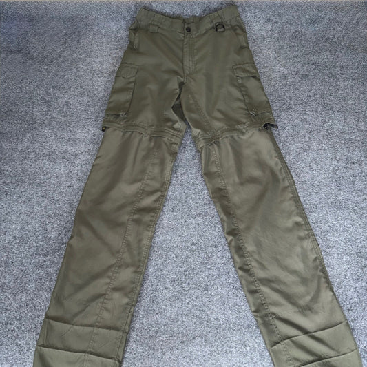 Boy Scouts of America Uniform Pant Men 30x36 Green Cargo Switchbacks Convertible