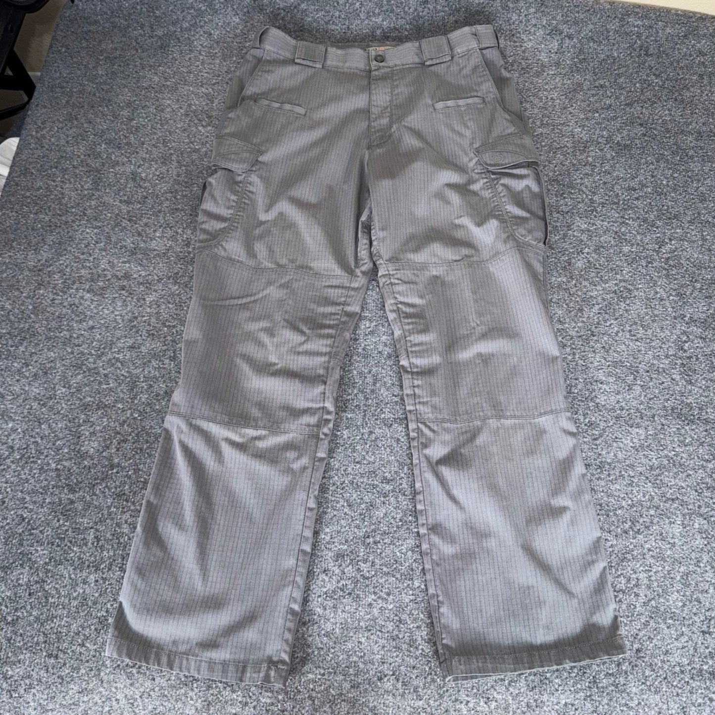 5.11 Tactical Stryke Pants Mens 34x32 Gray Cargo Work Utility Stretch Ripstop