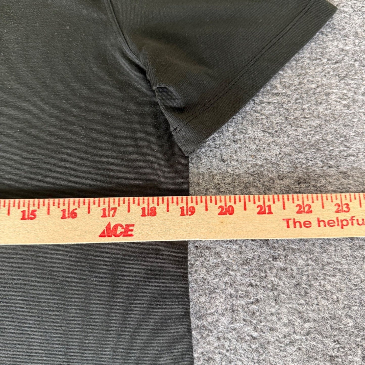 Lululemon Polo Shirt Mens Small Black Short Sleeve Performance Golf Athleisure