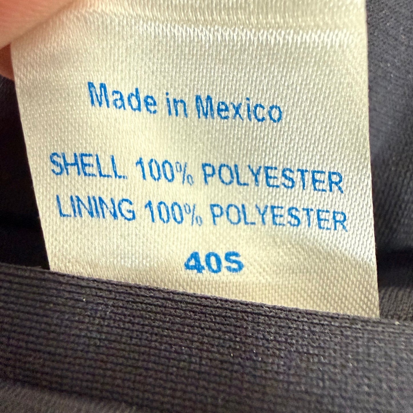 Twillory Blazer Suit Jacket Mens 40S Navy Blue Tailored Business Casual Travel