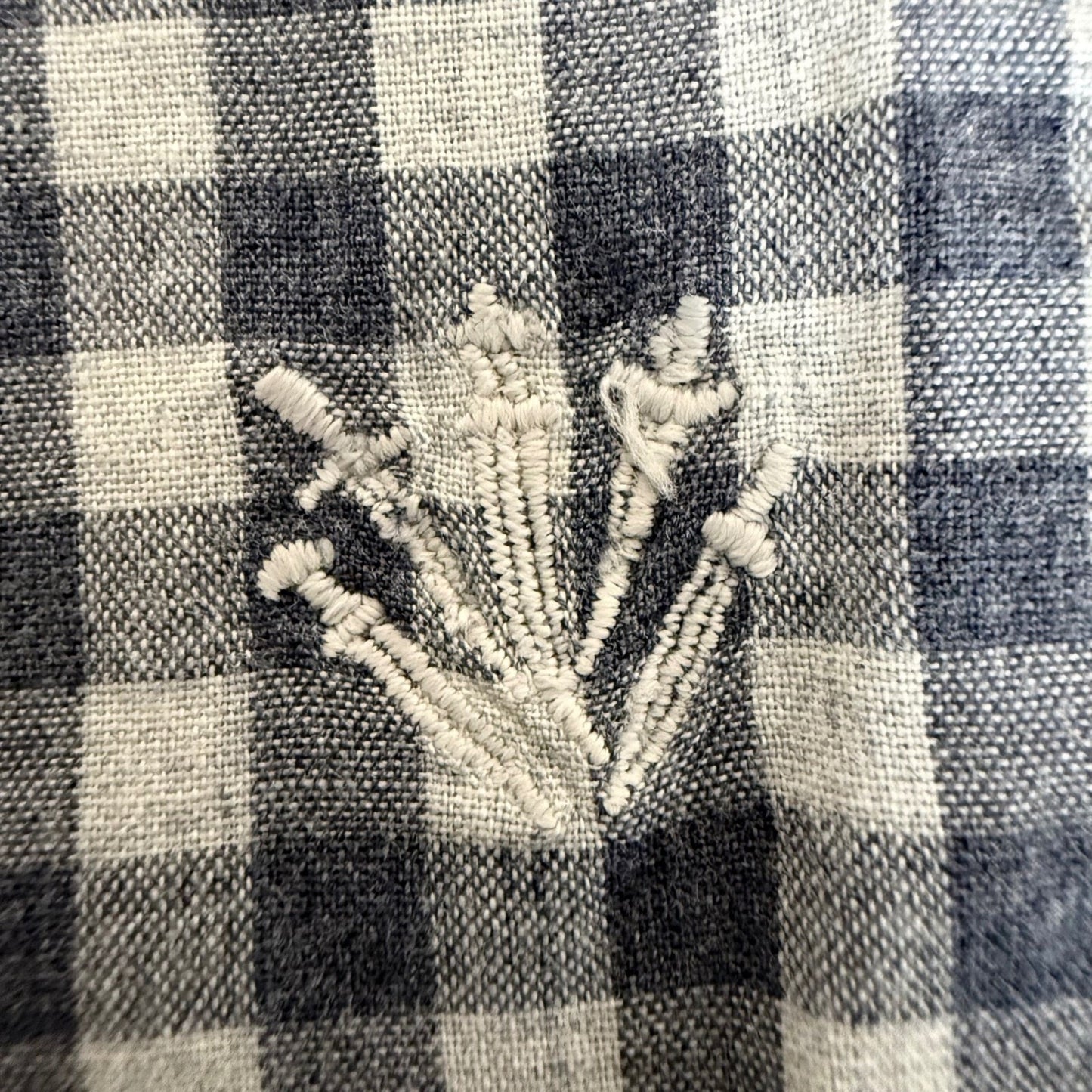 Rag & Bone Mens Slim Fit Gingham Button Up Shirt Small Blue Gray Casual Modern