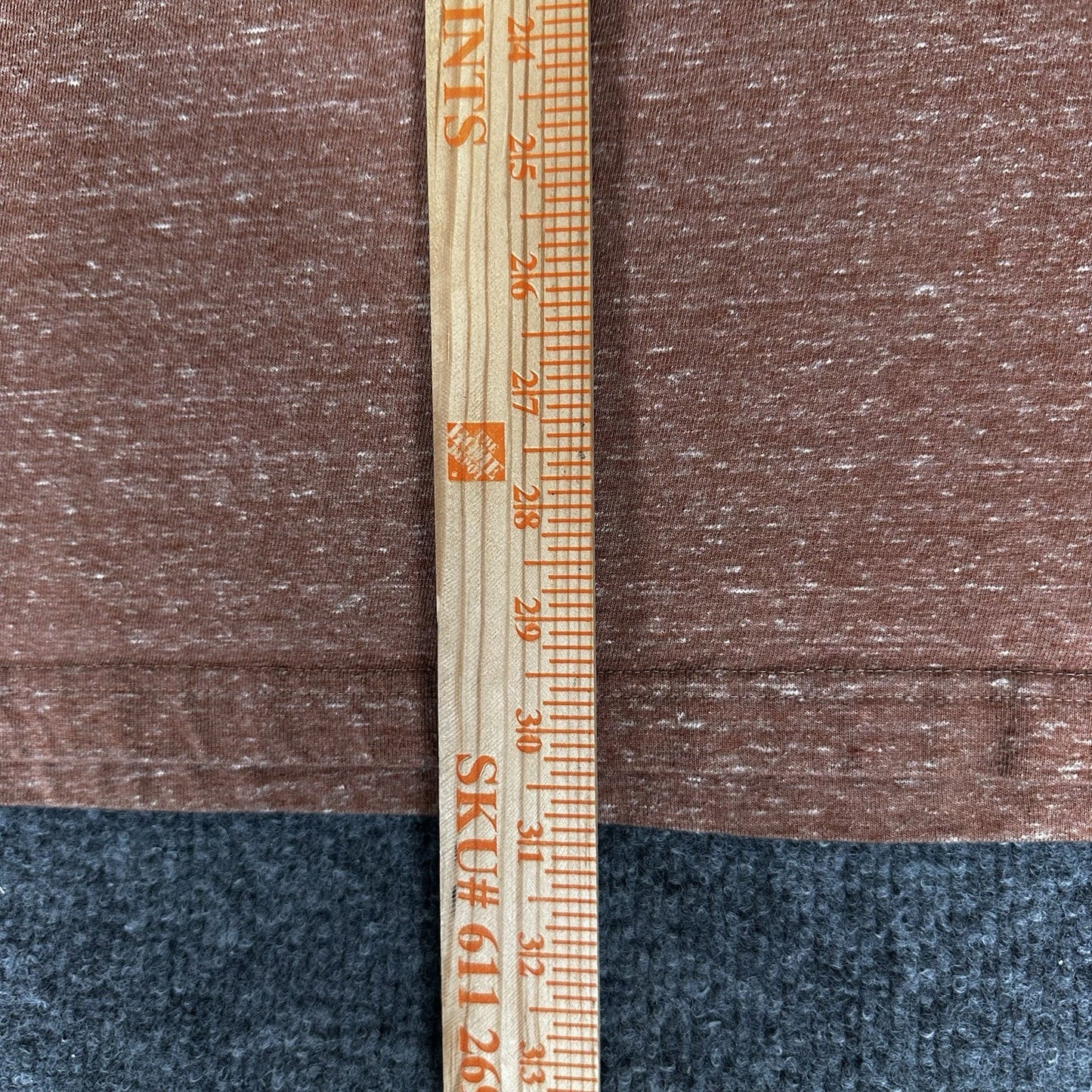 Carhartt Shirt Mens XL Rust Heathered Relaxed Fit Short Sleeve Crew Neck Work