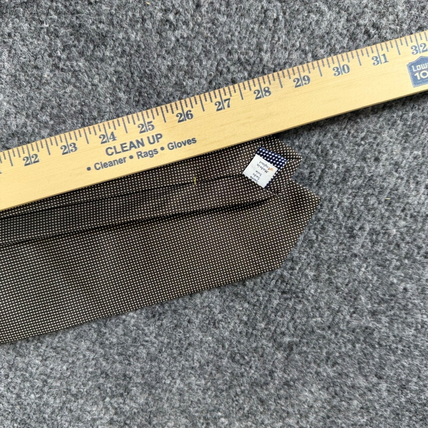 Eton Mens Silk Tie Brown Micro Dot England Necktie Business Dress Formal Classic