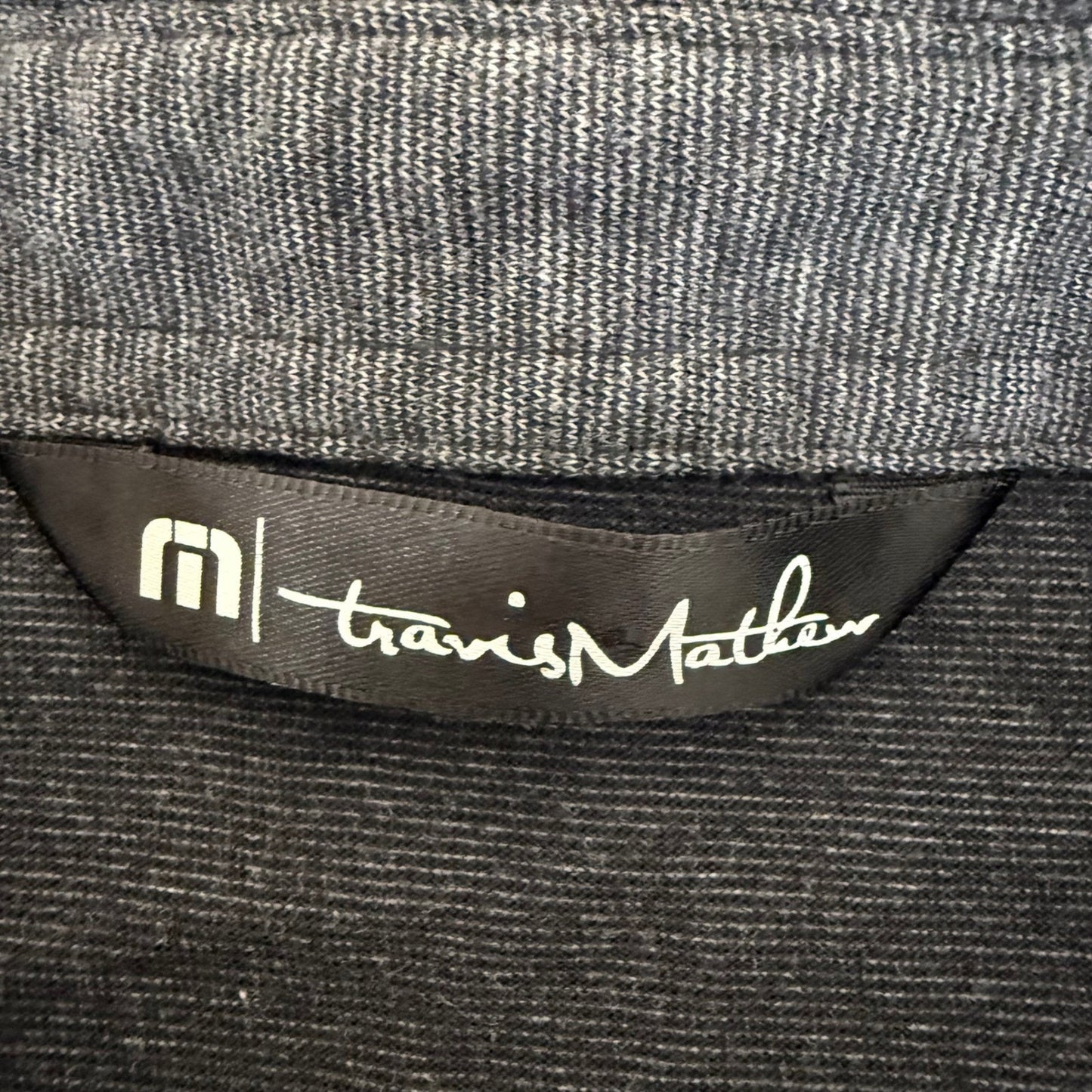 Travis Mathew Mens Polo Shirt 3XL Grey Heathered Short Sleeve Pima Cotton Casual