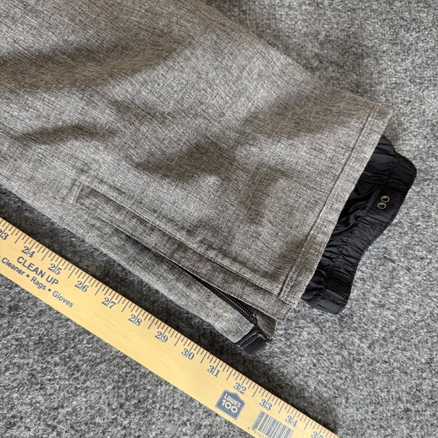Burton Snowboard Pants Mens Medium 36x32 Gray Heather Waterproof Ski Snow Winter