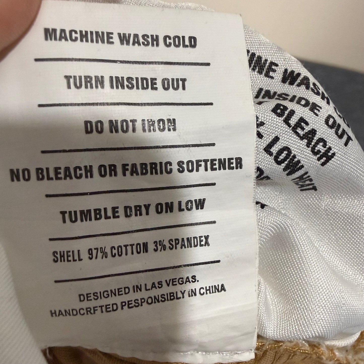 Barbell Apparel Pants Mens 32x32 Beige Chino Straight Leg Casual Stretch Fit