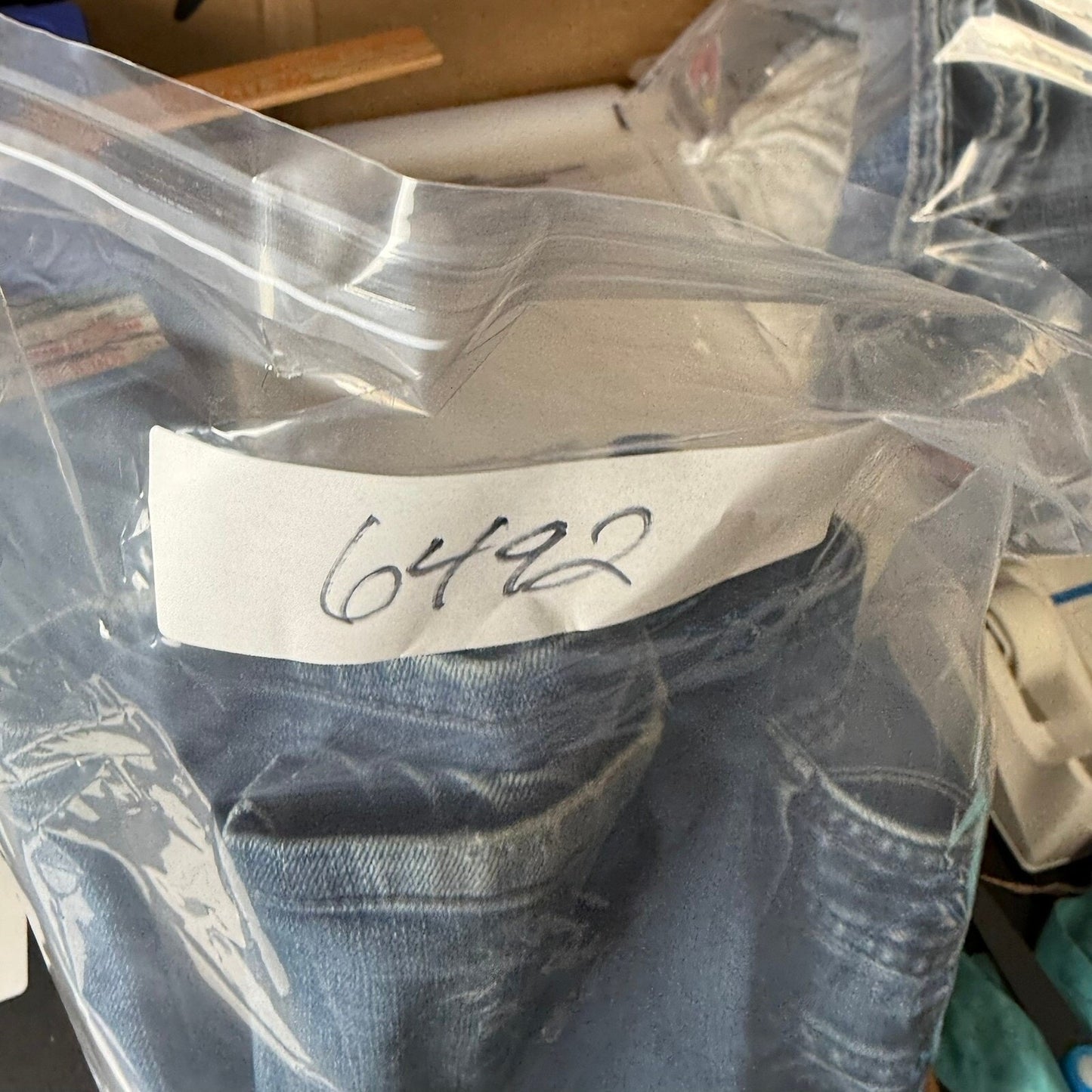 prAna Slim Fit Jeans Mens 32x27 Blue Wash Denim Distressed Casual Stretch Pants