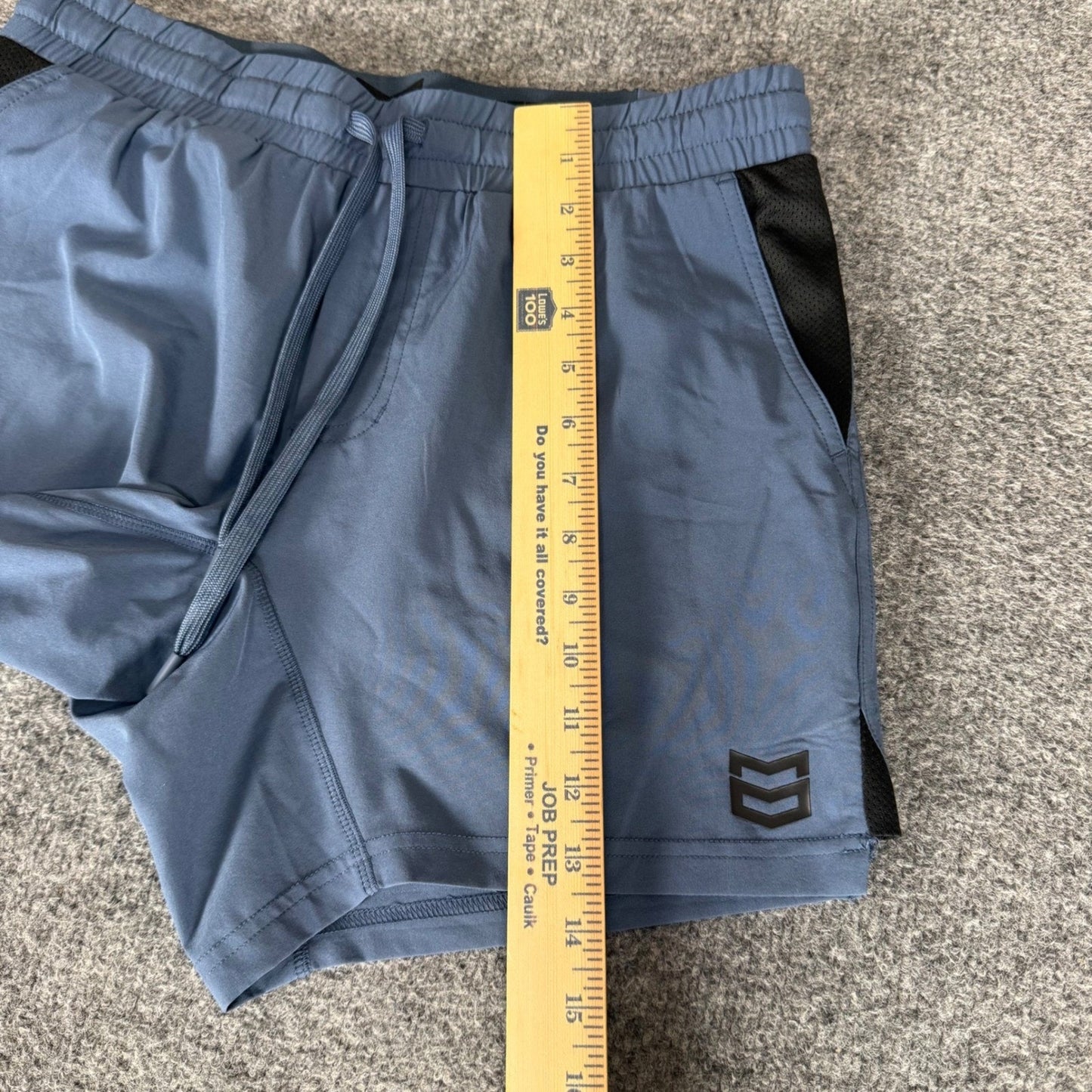 MTN OPS Mens Small Blue Training Shorts Athletic Gym Workout Performance Stretch