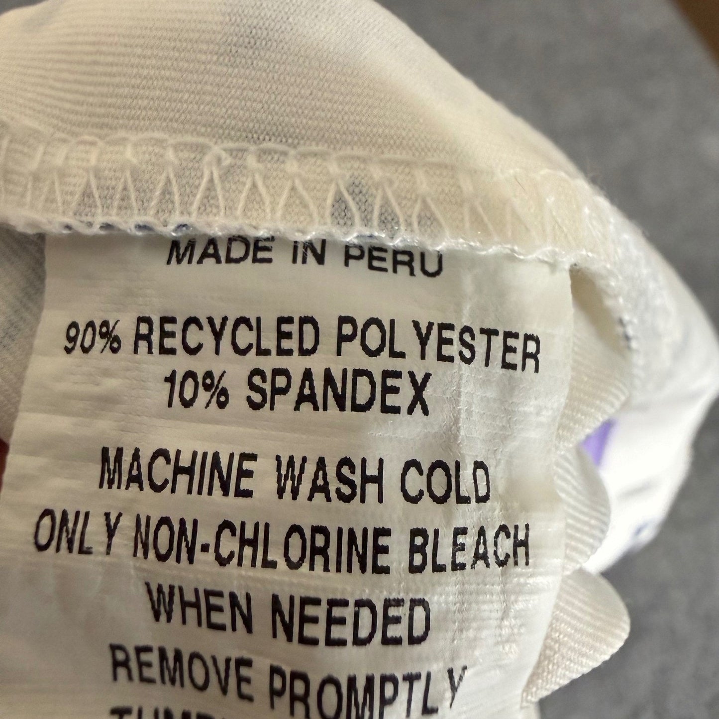 Greyson Golf Polo Shirt Mens XL White Navy Bird Geometric Short Sleeve Sawgrass