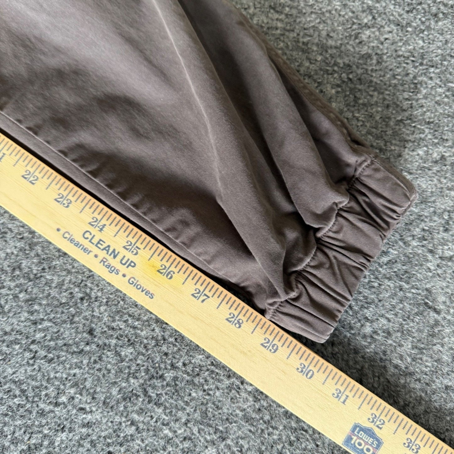 Bearbottom Clothing Mens Jogger Pants Gray Large 32x30 Casual Utility Stretch
