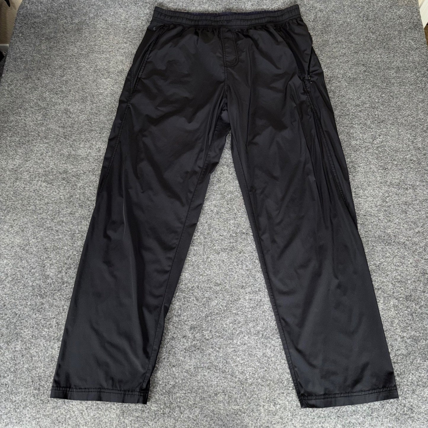 Rhone Torrent Windbreaker Pant Mens 34x31 Black Lightweight Athletic Performance