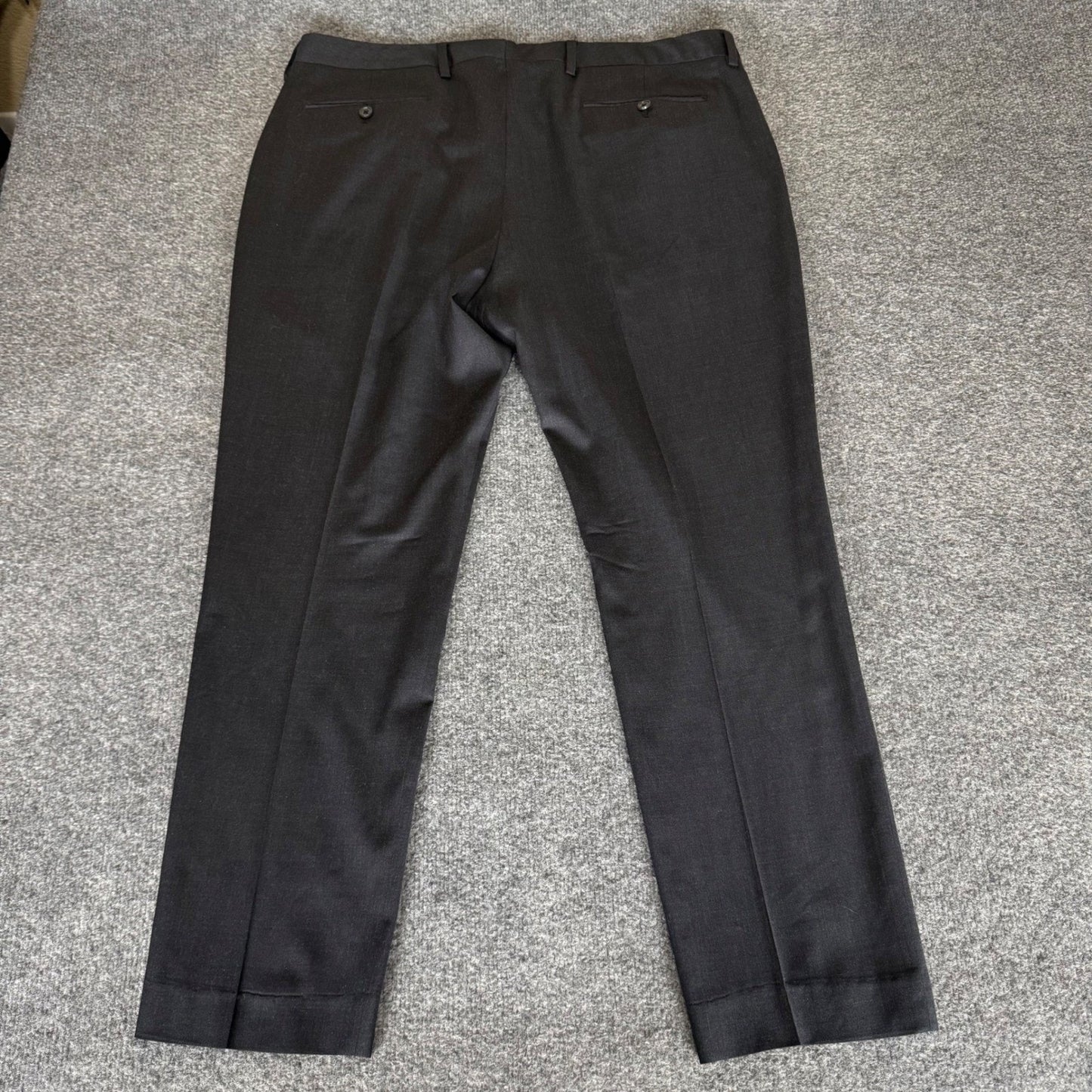 Bonobos Dress Pants Mens 38x28 Gray Wool Blend Athletic Fit Office Comfort Golf