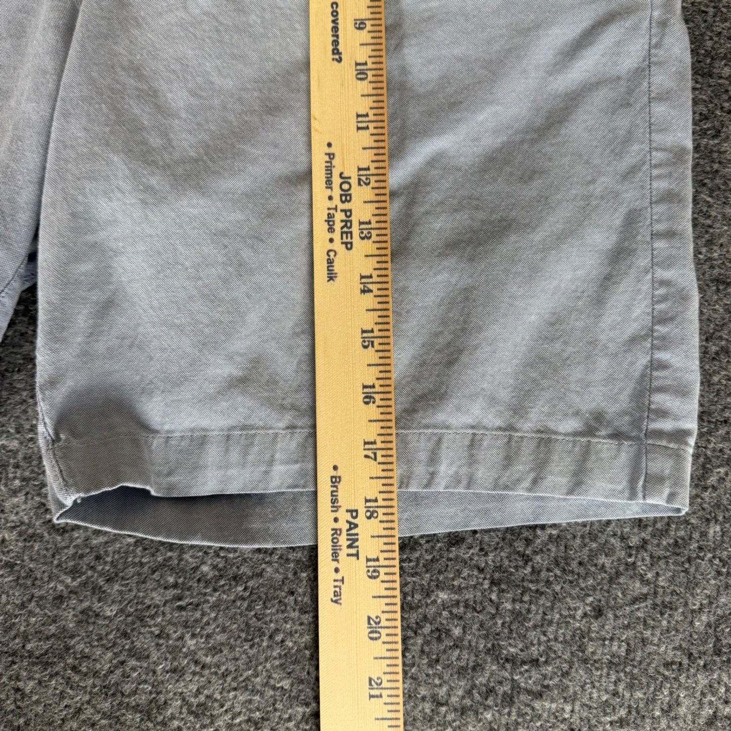 Lululemon Commission Short Mens 36 Blue Casual Golf Chino Performance Comfort