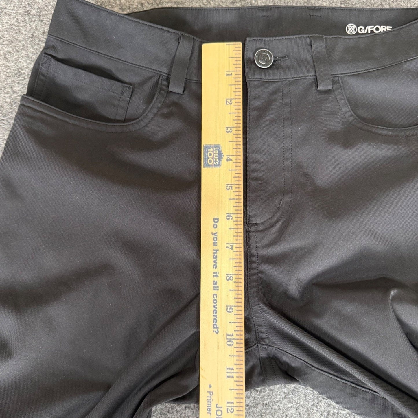 G/FORE Mens Tour 5 Pocket Golf Pants Black 30x30 Stretch Casual Slim Performance