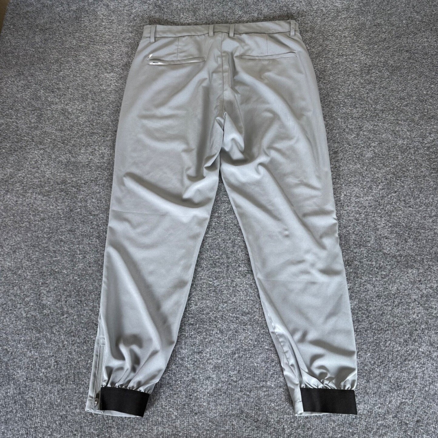 PRIMO Golf Pants Mens 32x26 Gray Lightweight Athletic Stretch Performance Casual