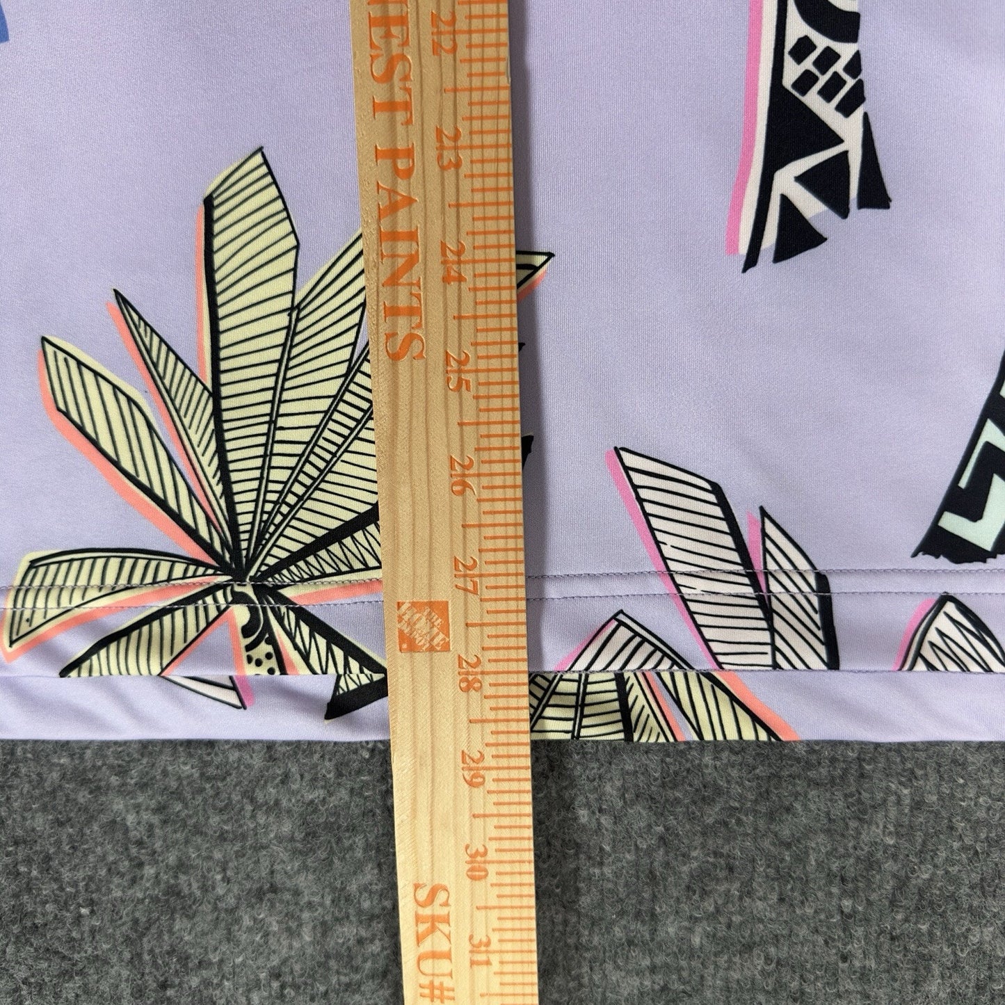 Chubbies Polo Shirt Mens L Purple Palm Tree Performance Golf Preppy Casual Adult