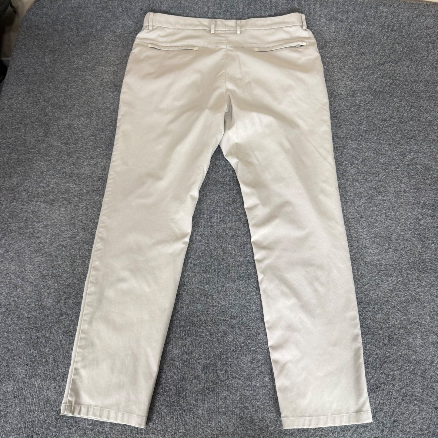 Jack Archer Jetsetter Pants Mens 36x30 Stone Khaki Chino Office Travel Casual